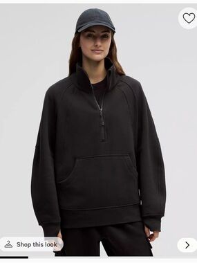 lululemon Scuba Oversized Half Zip